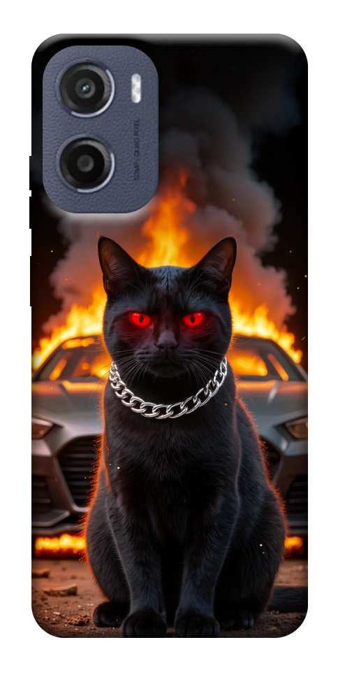 Чехол Black trouble для Motorola Moto G05