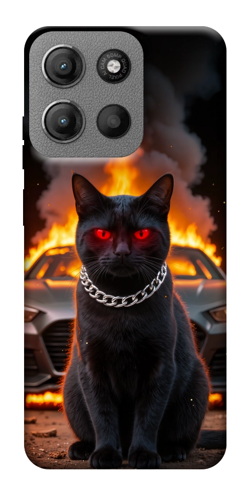 Чехол Black trouble для Motorola Moto G15 4G