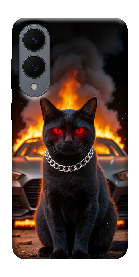 Чехол Black trouble для Galaxy S25 Edge