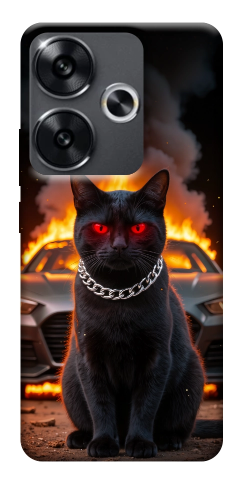 Чохол Black trouble для Xiaomi Poco F6