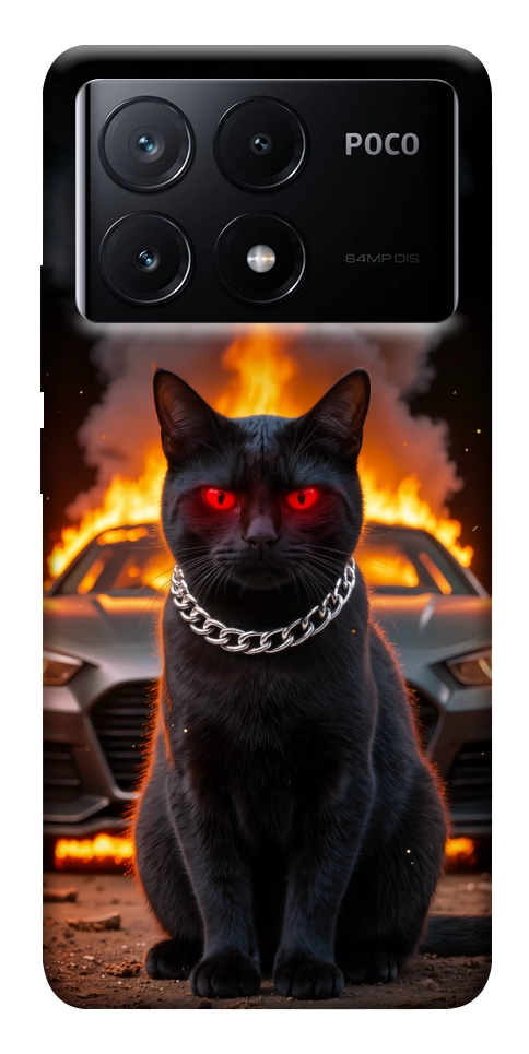 Чехол Black trouble для Xiaomi Poco X6 Pro