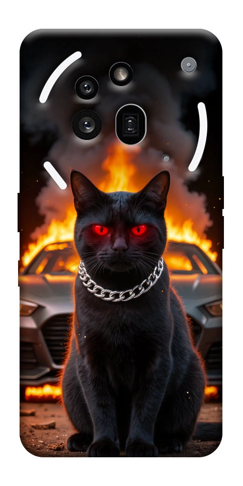 Чехол Black trouble для Nothing Phone (3a) Pro