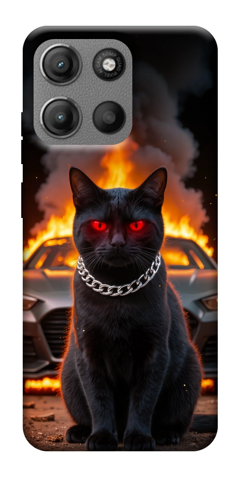 Чехол Black trouble для Motorola Moto G15 Power