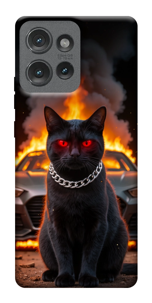 Чехол Black trouble для Motorola Edge 50