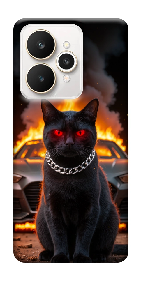 Чехол Black trouble для Realme 15