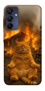 Чохол Burning cat для Samsung Galaxy A15