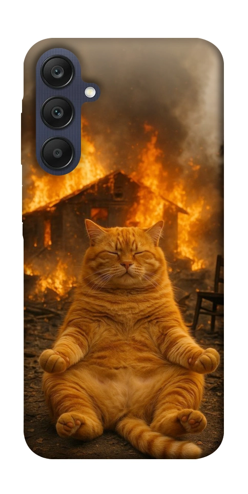 Чехол Burning cat для Galaxy A25 5G