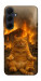Чохол Burning cat для Galaxy A35