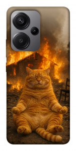 Чохол Burning cat для Xiaomi Redmi Note 13 Pro+