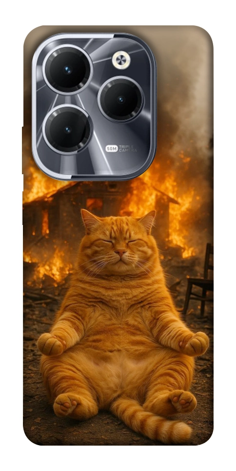 Чехол Burning cat для Infinix Hot 40