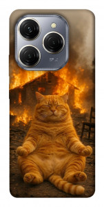 Чехол Burning cat для TECNO Spark 20 Pro
