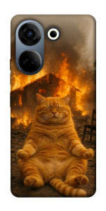 Чохол Burning cat для TECNO Camon 20 Pro (CK7n)