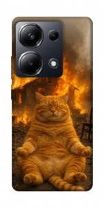 Чехол Burning cat для Xiaomi Poco M6 Pro 4G