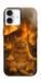 Чехол Burning cat для iPhone 16