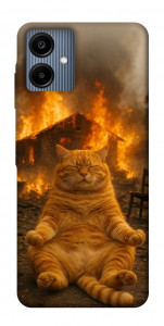 Чехол Burning cat для Galaxy A06
