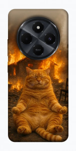 Чехол Burning cat для Xiaomi Poco C75