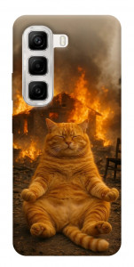 Чехол Burning cat для Infinix Hot 50 4G