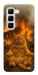 Чехол Burning cat для Infinix Hot 50 4G