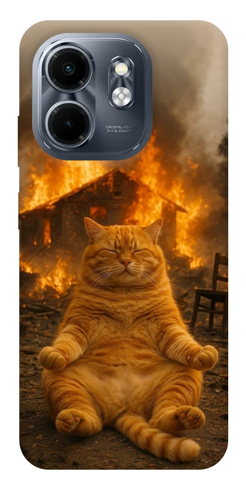 Чехол Burning cat для Infinix Smart 9 4G