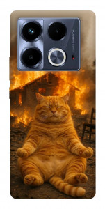 Чохол Burning cat для Infinix Note 40 4G