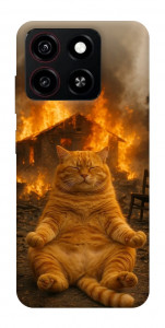 Чехол Burning cat для ZTE Blade A35 4G