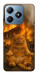 Чехол Burning cat для Realme C63 4G