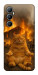 Чехол Burning cat для Realme C65 4G