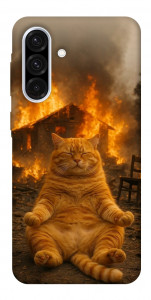 Чохол Burning cat для Galaxy A56 5G