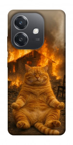 Чехол Burning cat для Oppo А3х 4G