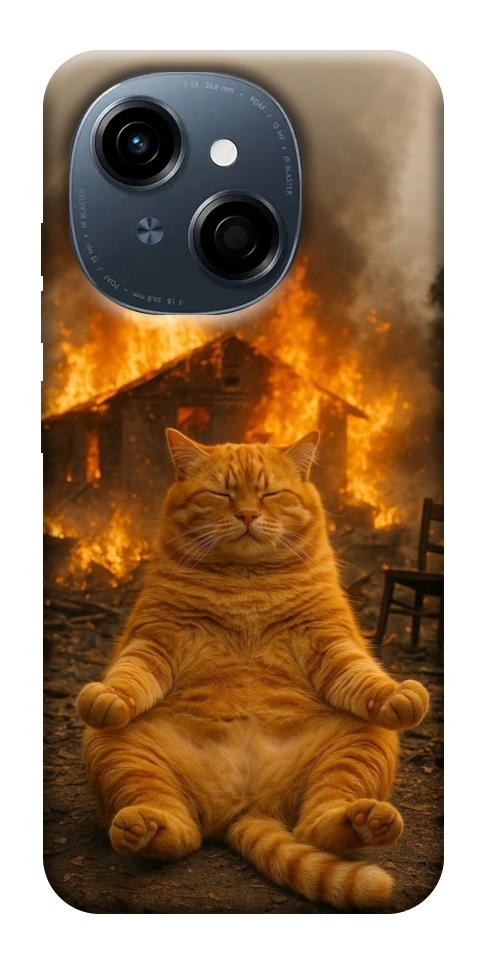 Чехол Burning cat для TECNO Spark Go 1 (KL4)