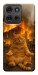 Чехол Burning cat для Motorola Moto G75 5G