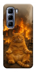 Чохол Burning cat для Infinix Hot 50 Pro