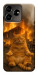 Чохол Burning cat для ZTE Blade V50 Design 4G
