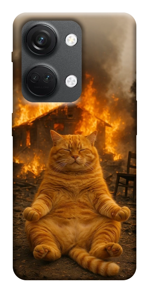 Чехол Burning cat для OnePlus Nord 3