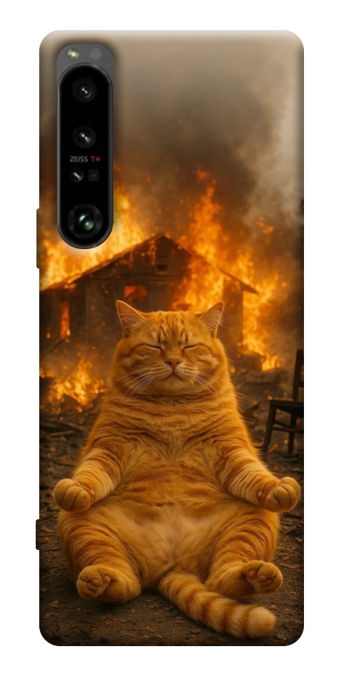 Чехол Burning cat для Sony Xperia 1 IV