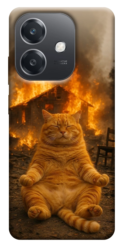 Чохол Burning cat для Oppo A40m