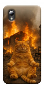 Чохол Burning cat для ZTE Blade A3 (2019)