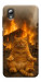 Чехол Burning cat для ZTE Blade A3 (2019)
