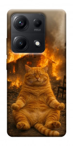 Чохол Burning cat для Xiaomi Redmi Note 14S