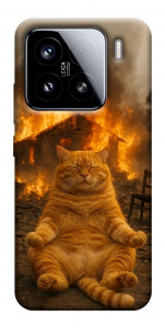 Чехол Burning cat для Xiaomi 15