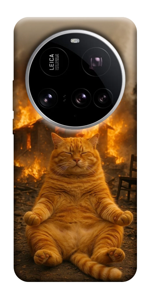 Чехол Burning cat для Xiaomi 15 Ultra