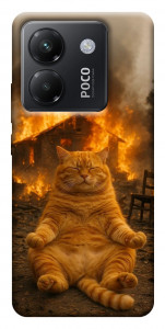 Чехол Burning cat для Xiaomi Poco M7 Pro 5G