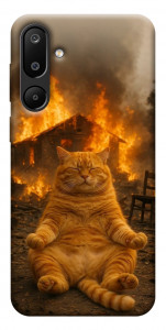 Чохол Burning cat для Galaxy M16 5G
