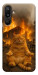 Чохол Burning cat для Galaxy M16 5G