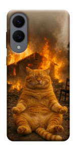 Чохол Burning cat для Galaxy S25 Edge