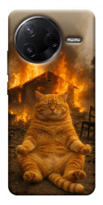 Чохол Burning cat для Xiaomi Poco F7 Pro