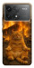 Чехол Burning cat для Xiaomi Poco F6 Pro