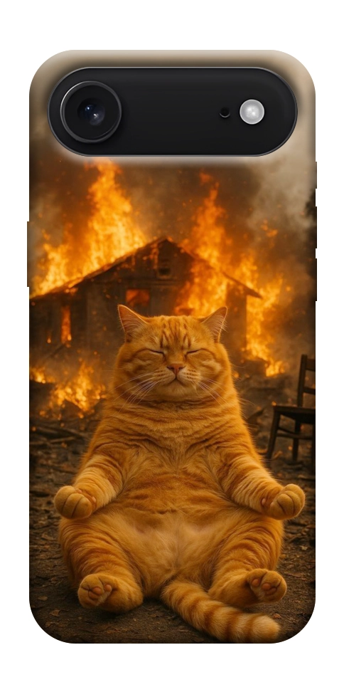 Чехол Burning cat для iPhone 17 Air