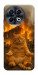 Чехол Burning cat для TECNO Spark 30 Pro (KL7)