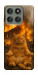 Чехол Burning cat для Motorola Edge 60 Pro